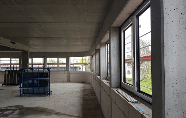 Rohbau Bürogebäude April 2018 - Foto: 2BPlan