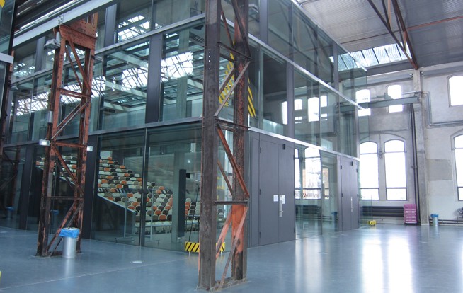 Halle 14 – Hörsaal (Foto: Friederike Ludwig)